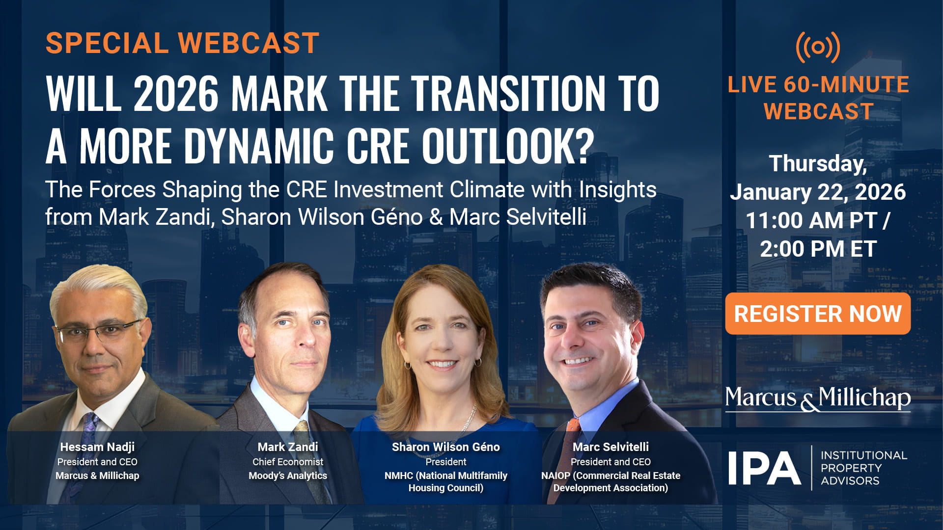 Special Webcast - 2026 CRE Outlook