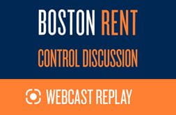 Boston Rent Control Discussion Webcast