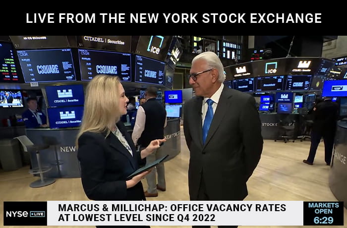 NYSE TV Features Marcus & Millichap CEO Hessam Nadji