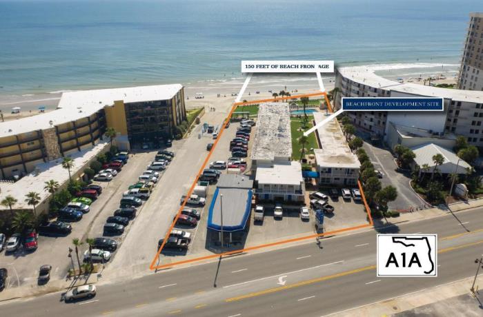 Beachfront development property and hotel